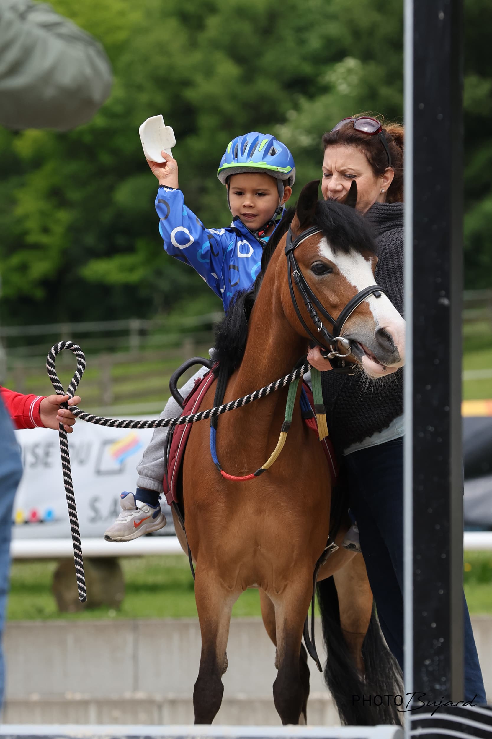 A young rider at the AJAFEC day