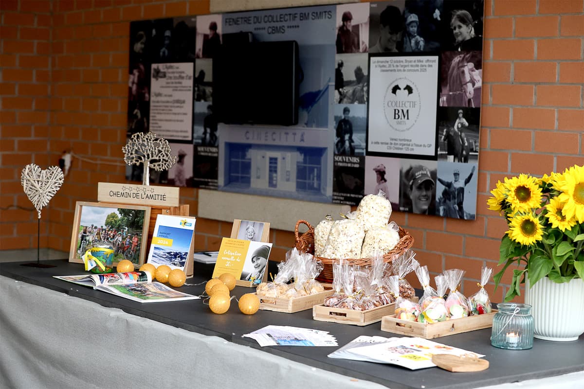 Exhibitors in the hospitality village