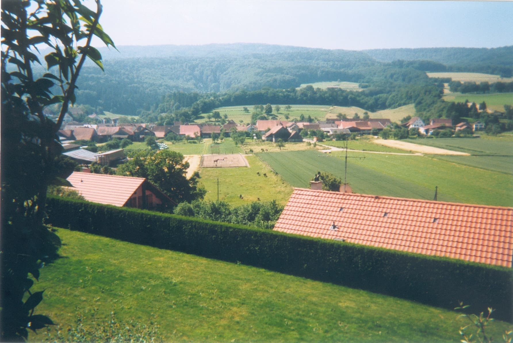 The site in the Jura hills before construction began